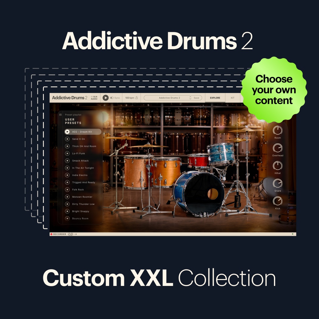 XLN Audio Addictive Drums 2 - Custom XXL Collection Bundle